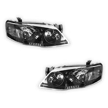 Ford Falcon BF Series 2 (2006 - 2008) Black OEM Style Headlights LH + RH