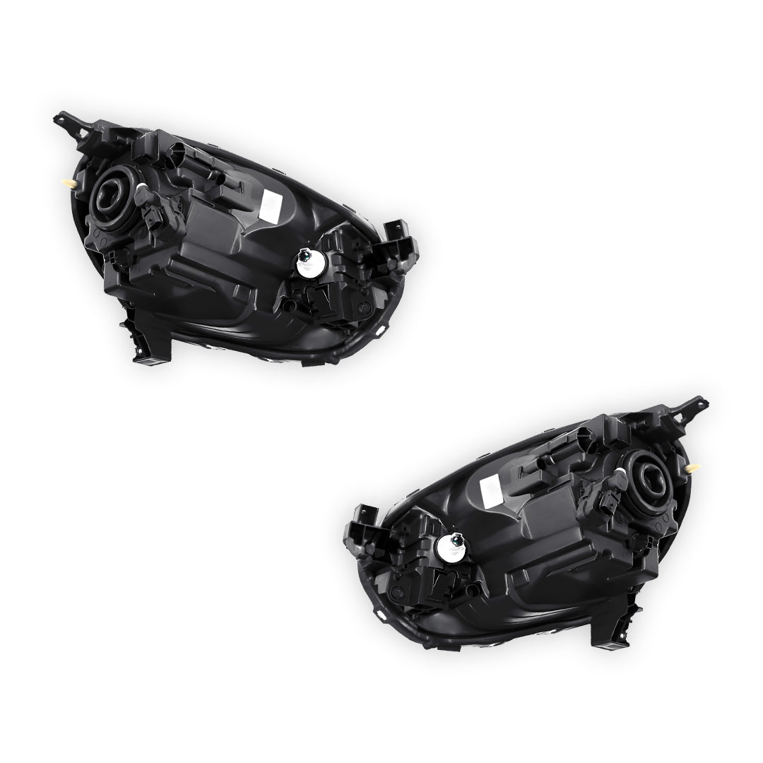 Nissan Micra K13 (2010 - 2015) Genuine Clear / Black Xenon Electric Headlights LH + RH