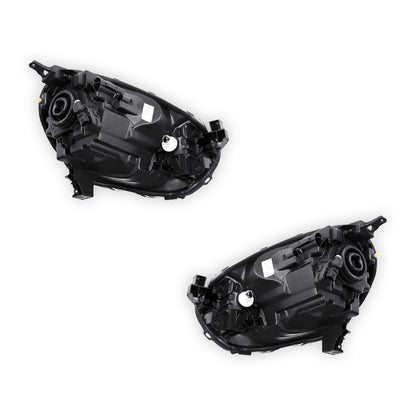 Nissan Micra K13 (2010 - 2015) Genuine Clear / Black Xenon Electric Headlights LH + RH