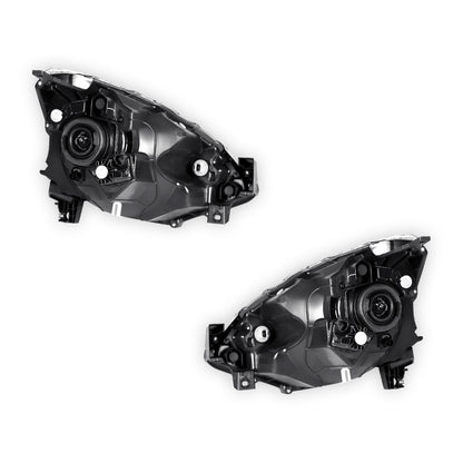 Nissan Micra K13 (2015 - 2016) Genuine Black Halogen Headlights LH + RH