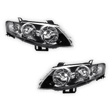 Ford Falcon FG Series 2 (2011 - 2014) Black OEM Style Non-Projector Headlights LH + RH