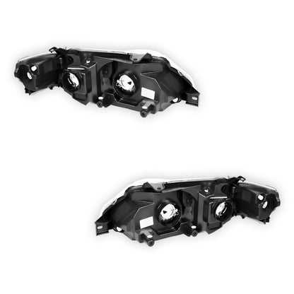 Ford Falcon FG Series 2 (2011 - 2014) Black OEM Style Non-Projector Headlights LH + RH