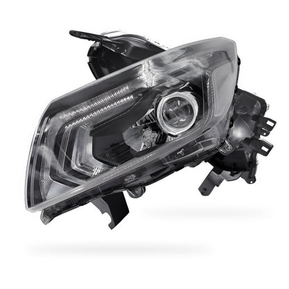 Nissan Navara D23 NP300 (2017 - 2021) Black LED OEM Style Headlights LH + RH