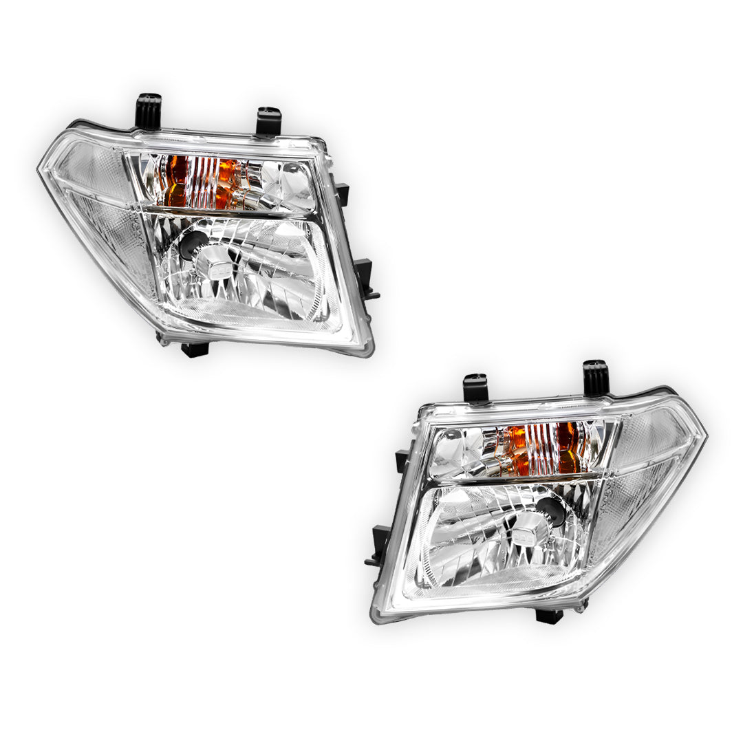 Nissan Navara D40 (2005 - 2010) OEM Style Headlights LH + RH