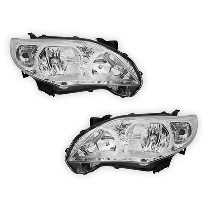 Toyota Corolla E150 (2010 - 2013) OEM Style Non-Xenon Headlights LH + RH