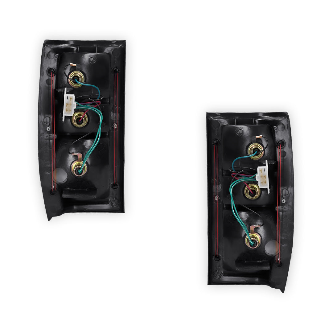 Mitsubishi Triton MH (1990 - 1992) Black OEM Style Tail Lights LH + RH