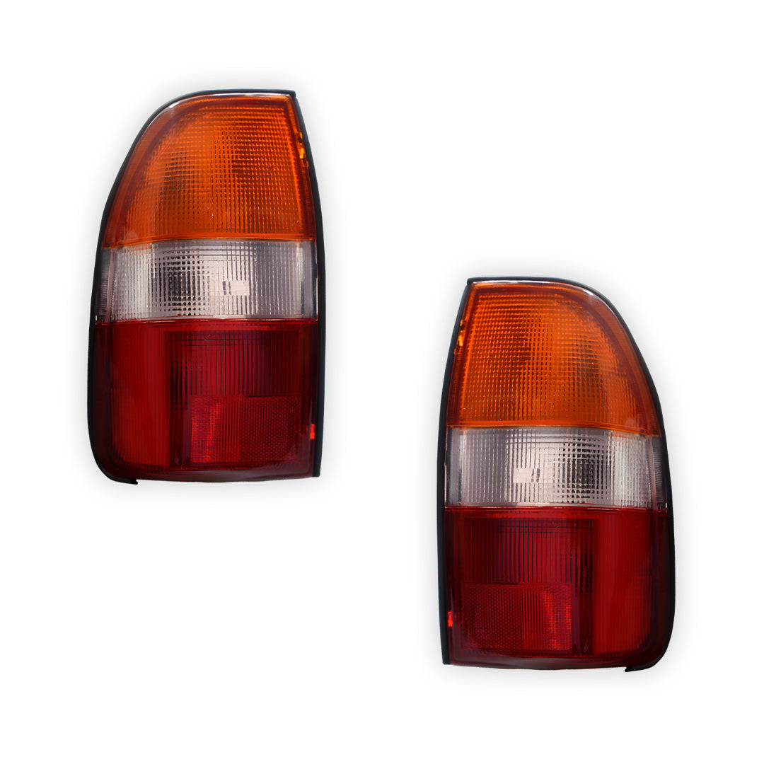 Mitsubishi Triton MK (1996 - 2001) Amber / White OEM Style Tail Lights LH + RH
