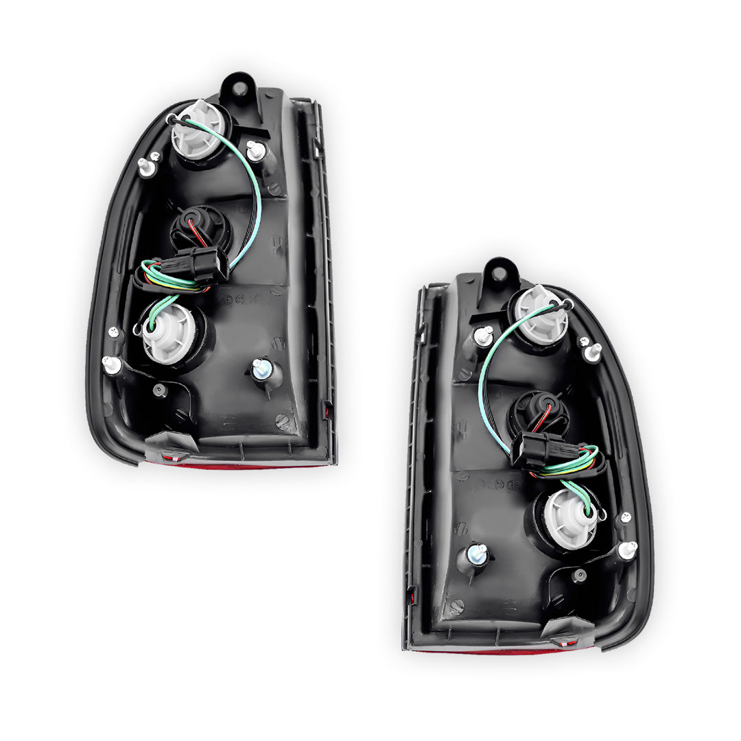Mitsubishi Triton MK (2004 - 2006) White / Red OEM Style Tail Lights LH + RH