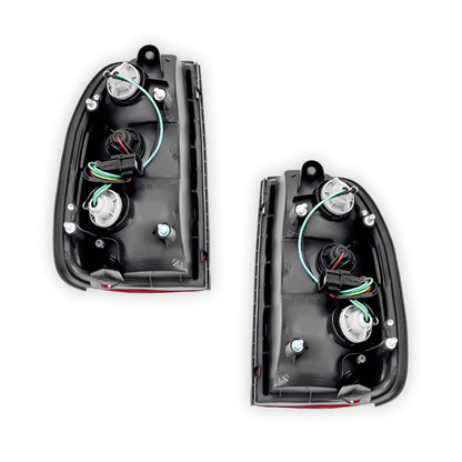 Mitsubishi Triton MK (2004 - 2006) White / Red OEM Style Tail Lights LH + RH