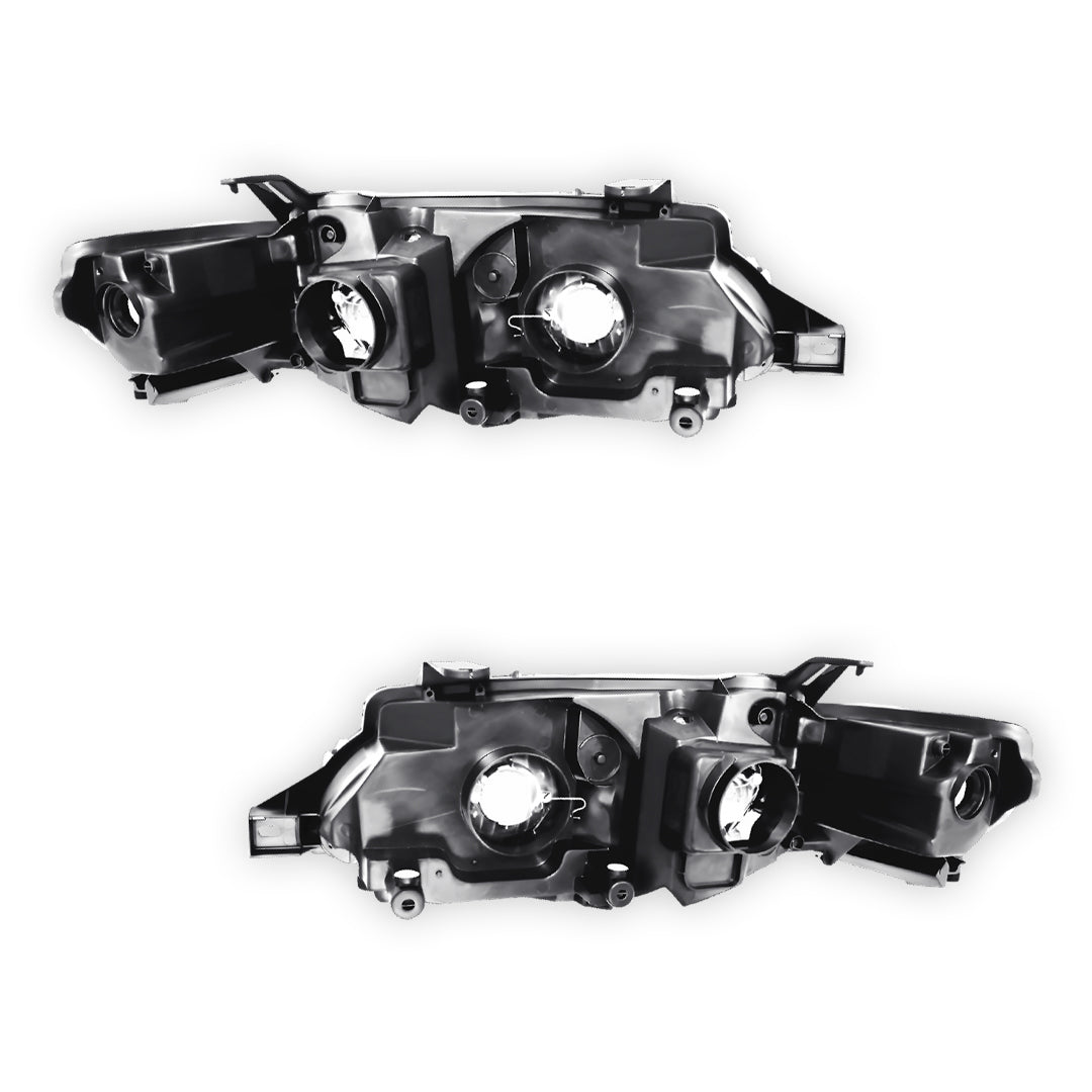 Ford Falcon FG Series 1 (2008 - 2011) Chrome OEM Style Headlights LH + RH