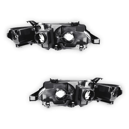 Ford Falcon FG Series 1 (2008 - 2011) Chrome OEM Style Headlights LH + RH
