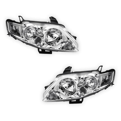 Ford Falcon FG Series 1 (2008 - 2011) Chrome OEM Style Headlights LH + RH