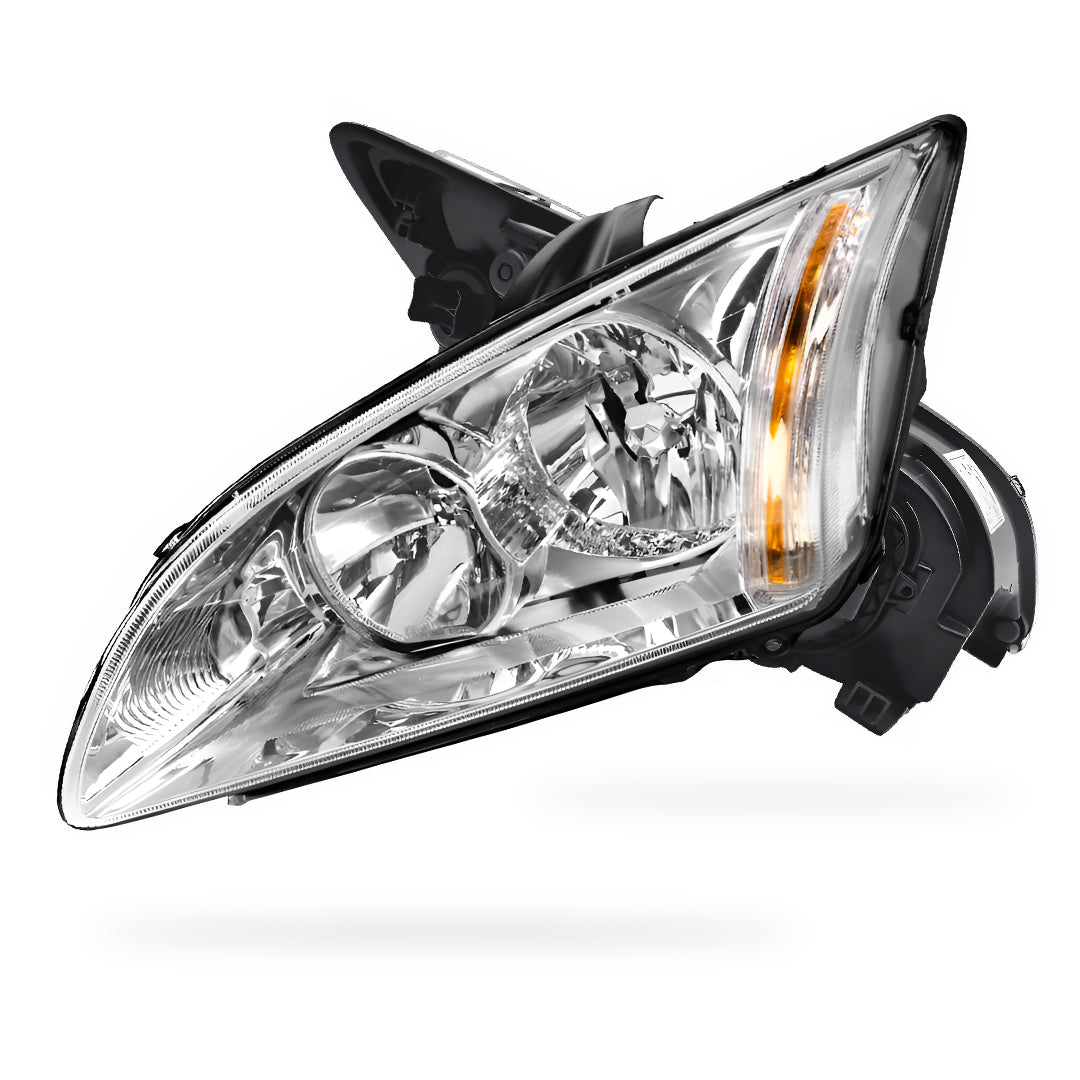 Ford Focus LS / LT (2007 - 2009) Chrome OEM Style Headlights LH + RH