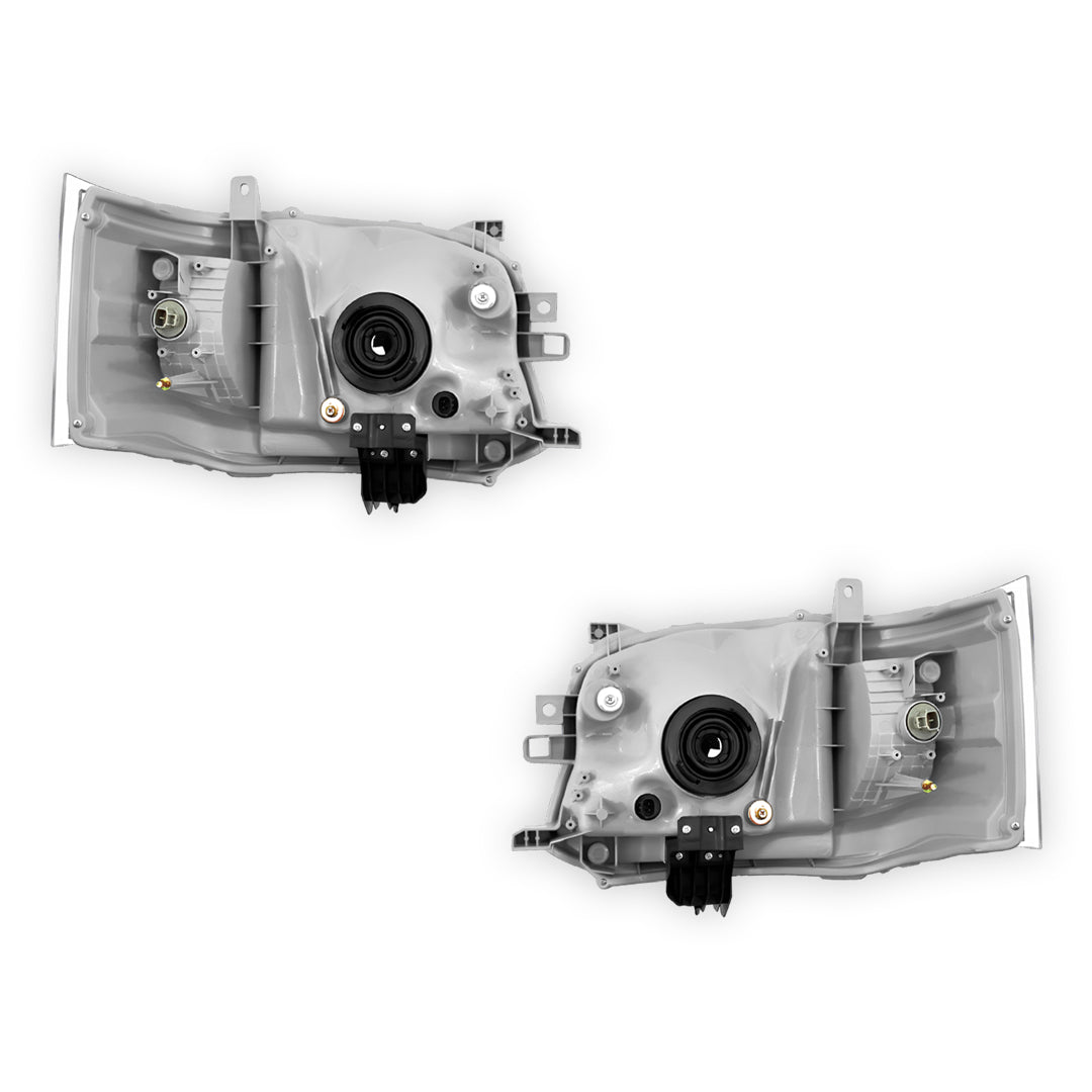 Toyota HiAce High Roof (2010 - 2013) OEM Style Headlights LH + RH