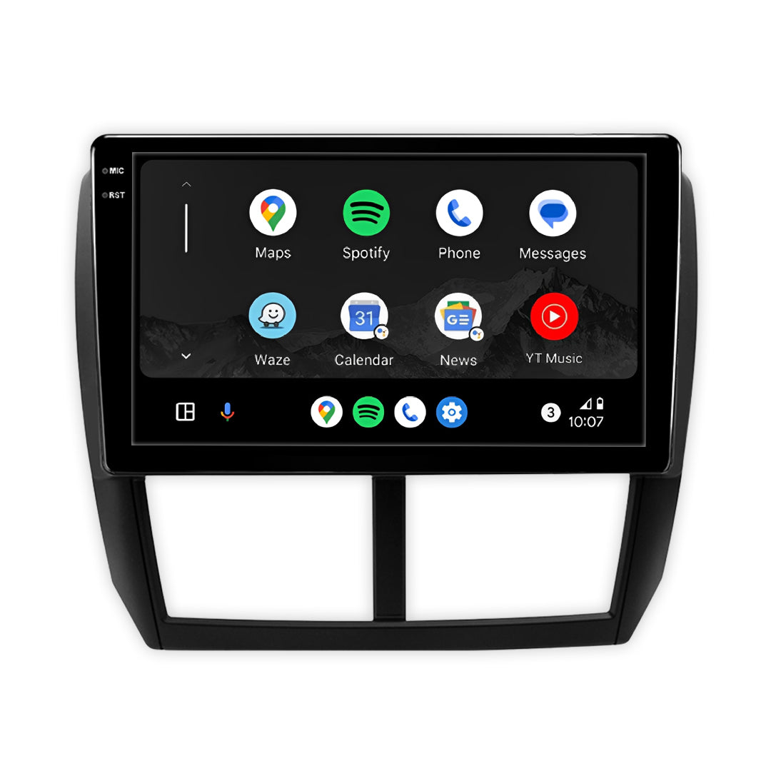 Subaru Forester SH (2007 - 2013) 9" Wireless Android 16 Head Unit for Apple CarPlay / Android Auto