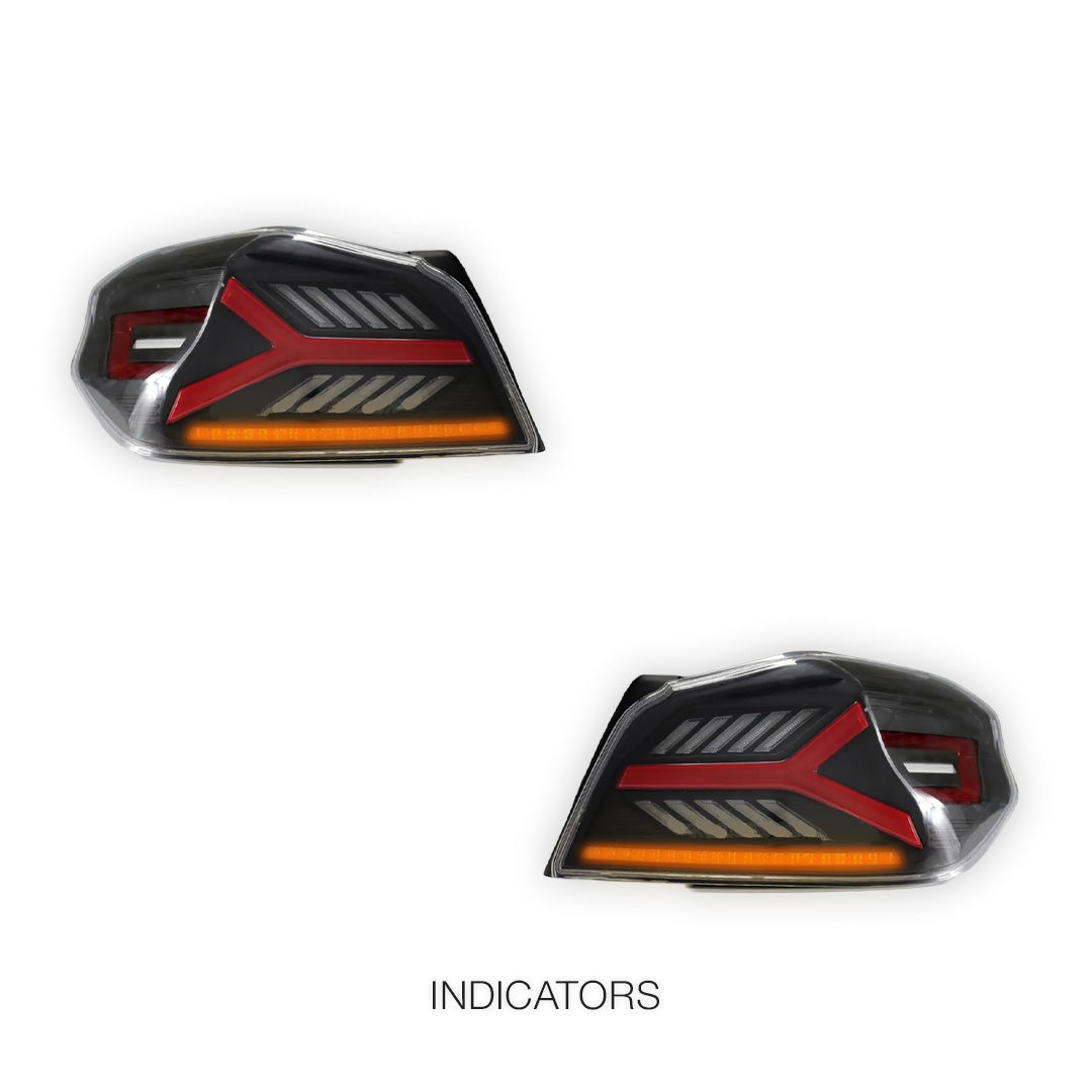 Subaru WRX VA (2014 - 2021) Arrow Style Sequential LED Tail Lights LH + RH