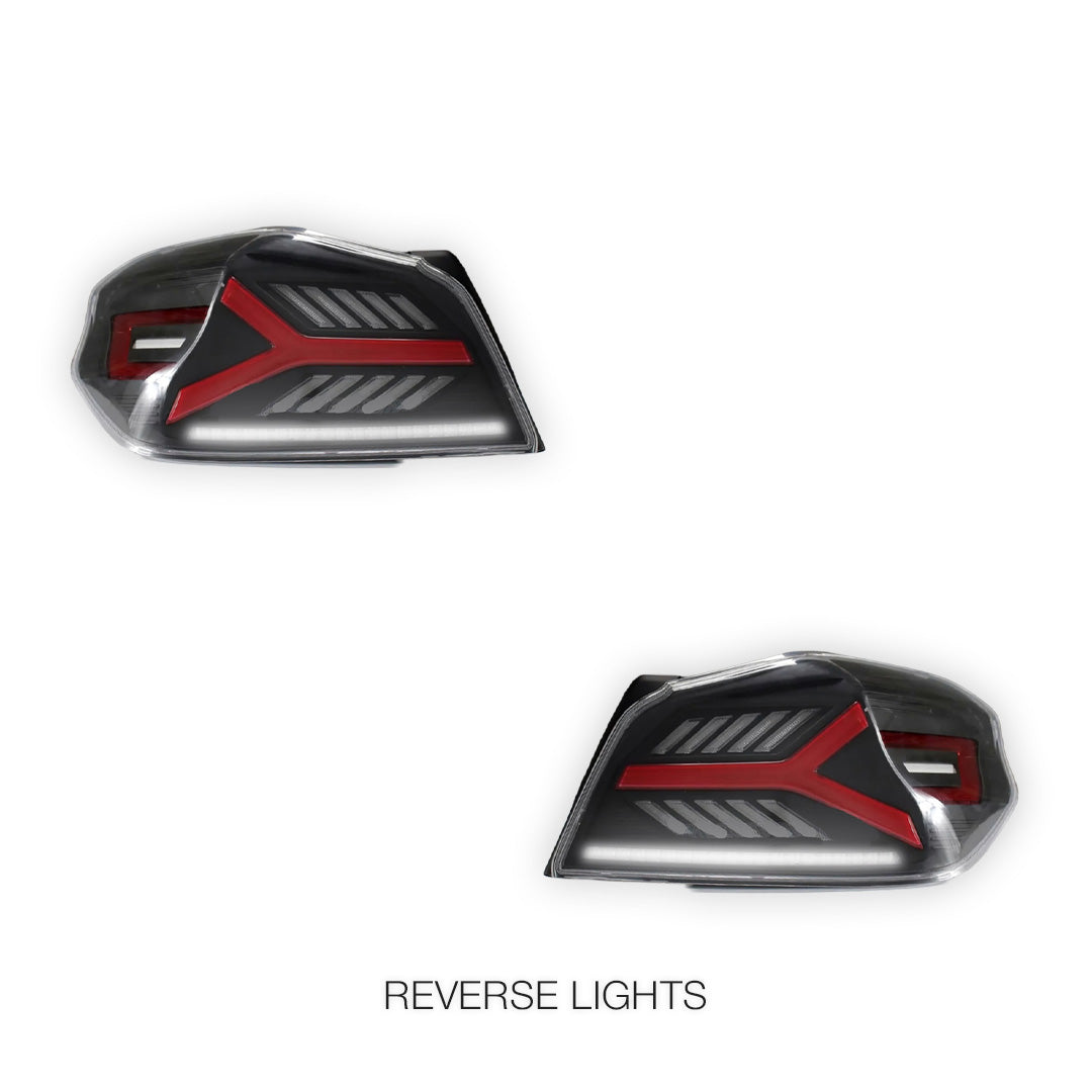 Subaru WRX VA (2014 - 2021) Arrow Style Sequential LED Tail Lights LH + RH