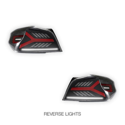 Subaru WRX VA (2014 - 2021) Arrow Style Sequential LED Tail Lights LH + RH