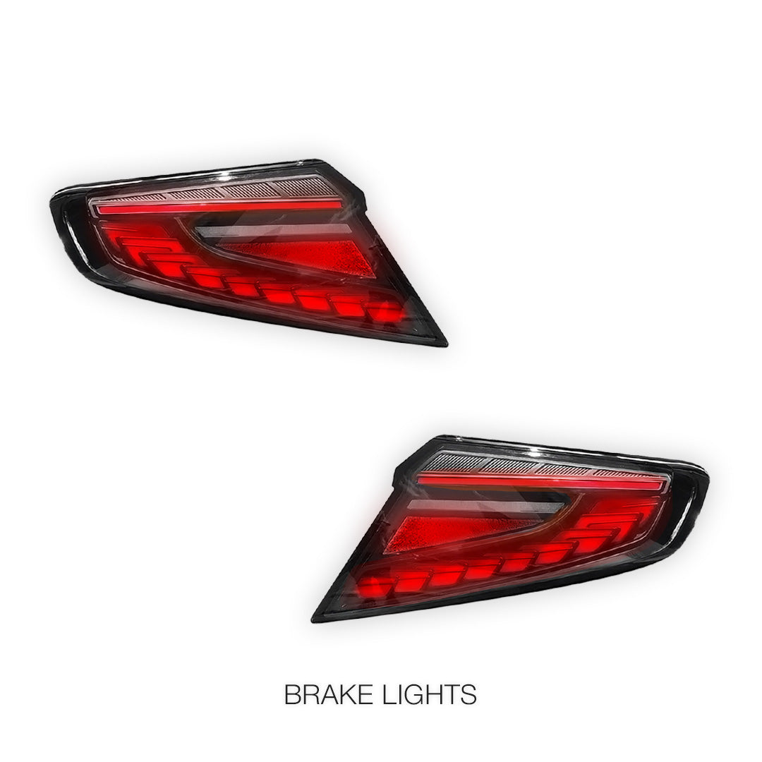 Subaru WRX VB (2022 - 2025) Dragon Scale Style Sequential Smoked Tail Lights LH + RH