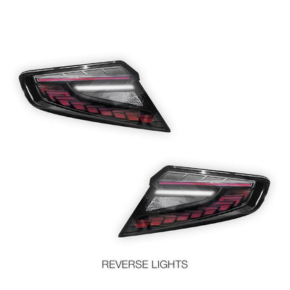 Subaru WRX VB (2022 - 2025) Dragon Scale Style Sequential Smoked Tail Lights LH + RH