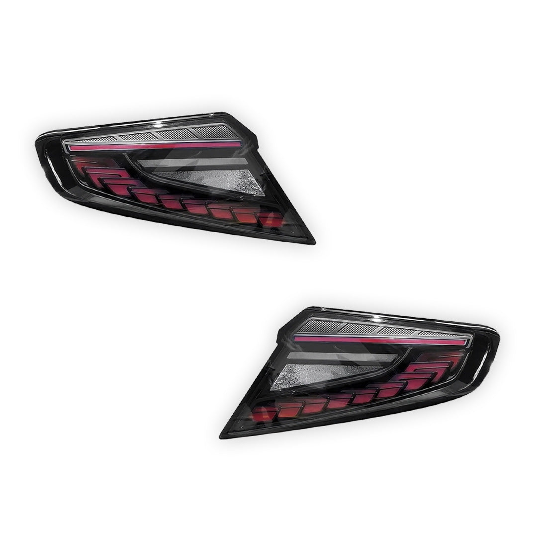 Subaru WRX VB (2022 - 2025) Dragon Scale Style Sequential Smoked Tail Lights LH + RH