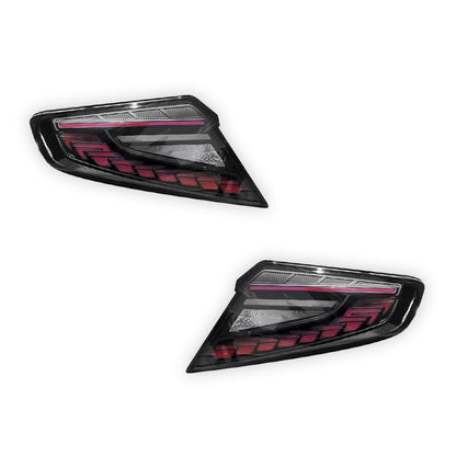 Subaru WRX VB (2022 - 2025) Dragon Scale Style Sequential Smoked Tail Lights LH + RH