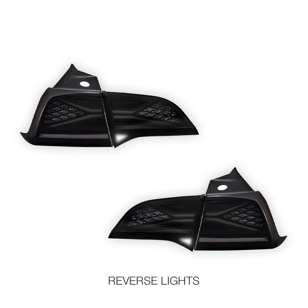 Tesla Model 3 Sedan (2019 - 2023) Sequential Smoked Tail Lights LH + RH