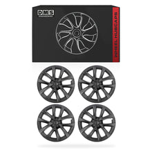 Tesla Model 3 (2017 - 2023) Wheel Cover Hub Caps Rim Plaid Arachnid Matt Black