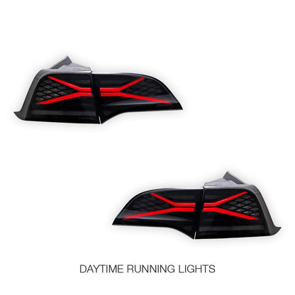 Tesla Model Y SUV (2022 - 2023) Sequential Smoked Tail Lights LH + RH
