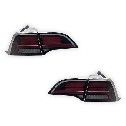 Tesla Model Y SUV (2022 - 2023) Sequential Tesla Logo Style Tail Lights LH + RH