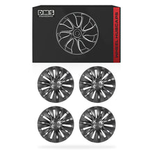 Tesla Model Y (2022 - 2025) Wheel Cover 19 Inch Rim Hub Caps TURBINE-H Matt Black
