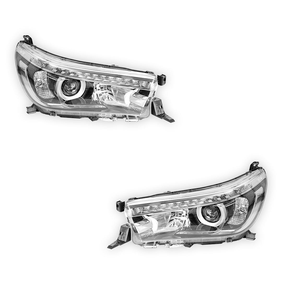 Toyota HiLux N80 (2017 - 2022) OEM Style LED Headlights LH + RH