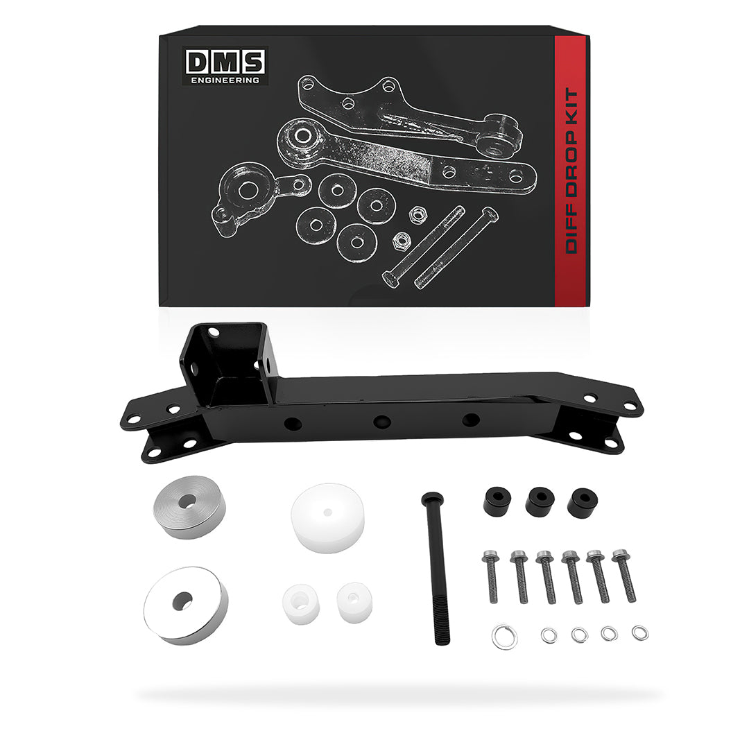 Toyota LandCruiser HDJ100R / UZJ100R (1998 - 2007) Front Bolt-On Diff Drop Kit