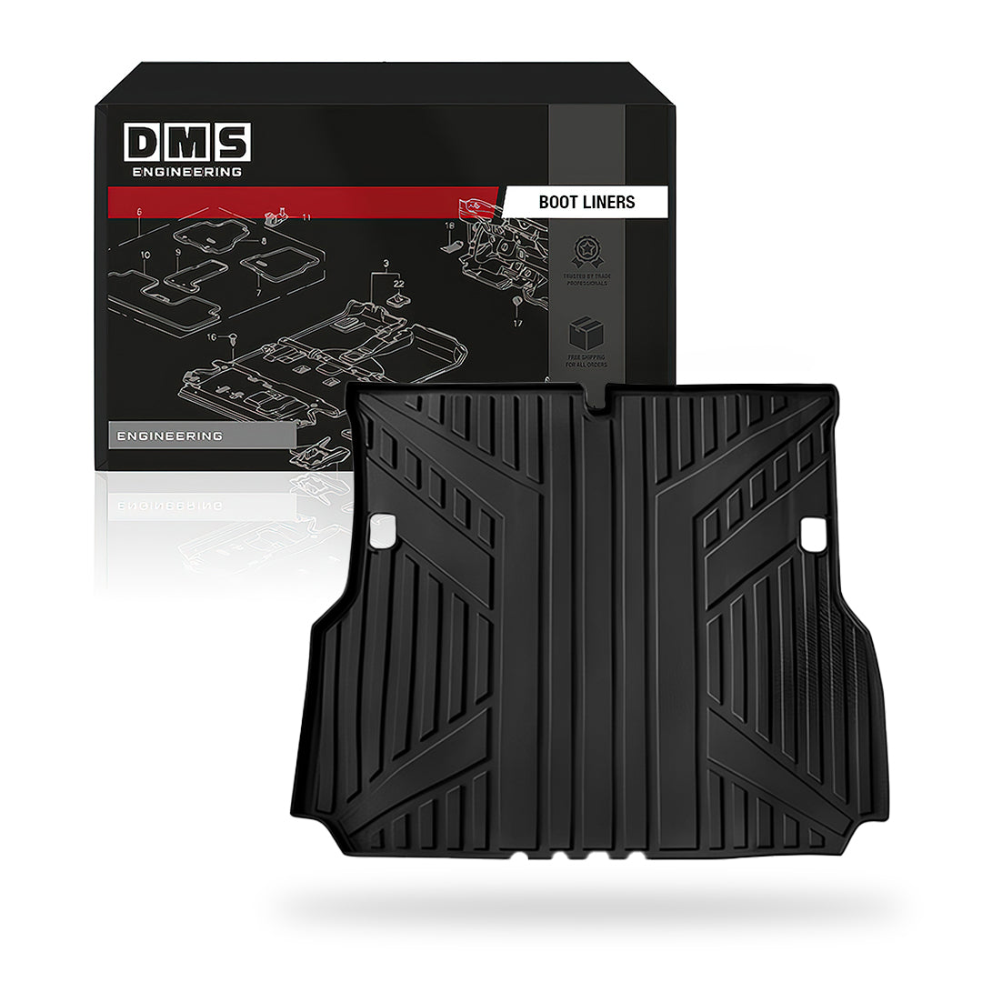 Toyota LandCruiser Prado 250 Series 5-Seater (2024 - 2025) 3 Pcs. Boot Cargo Mat Liners + Kick Mats