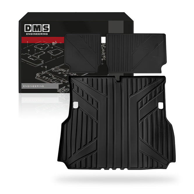 Toyota LandCruiser Prado 250 Series 5-Seater (2024 - 2025) 3 Pcs. Boot Cargo Mat Liners + Kick Mats