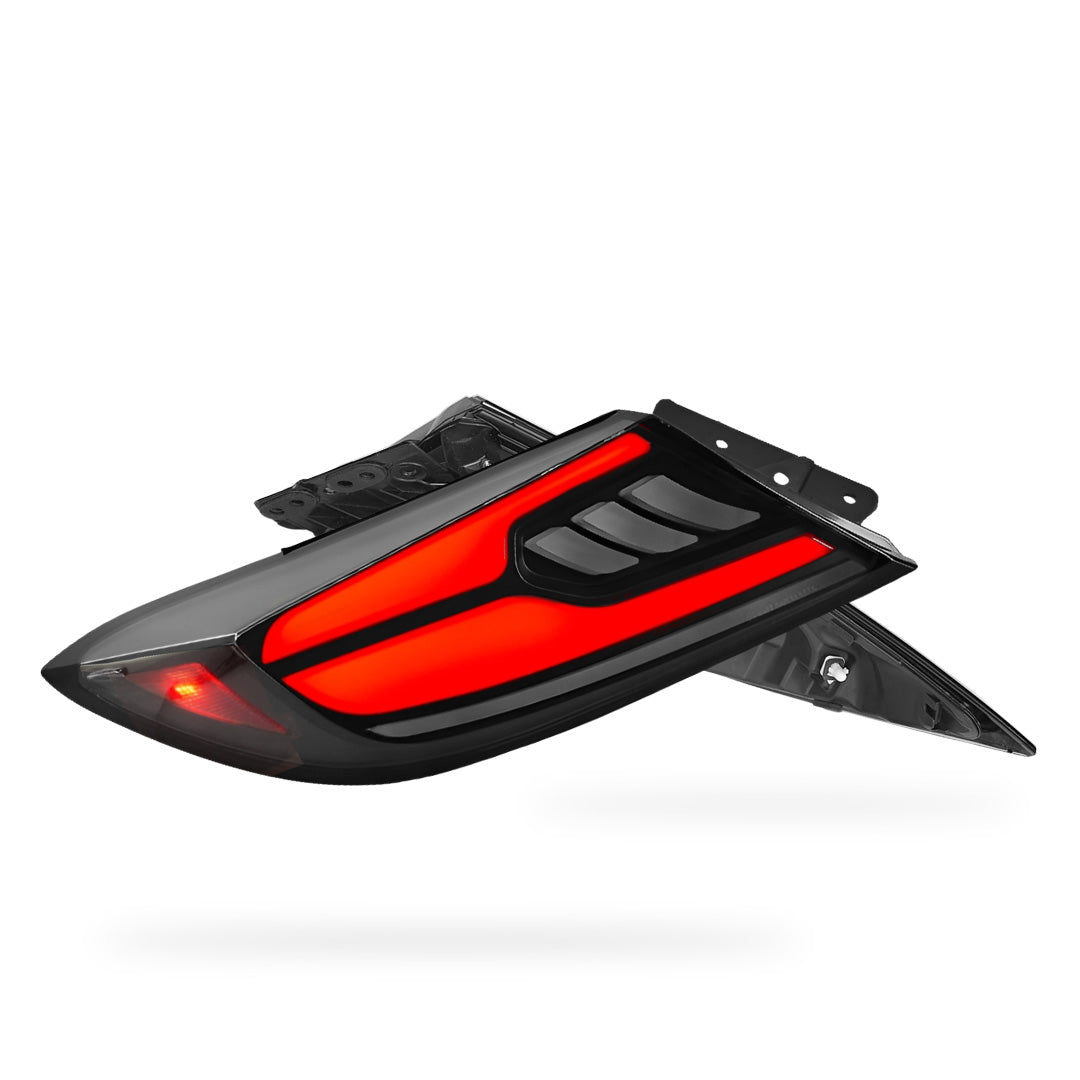 Toyota 86 2nd Gen. (2022 - 2023) Smoked Clam-Style Sequential LED Tail Lights LH + RH