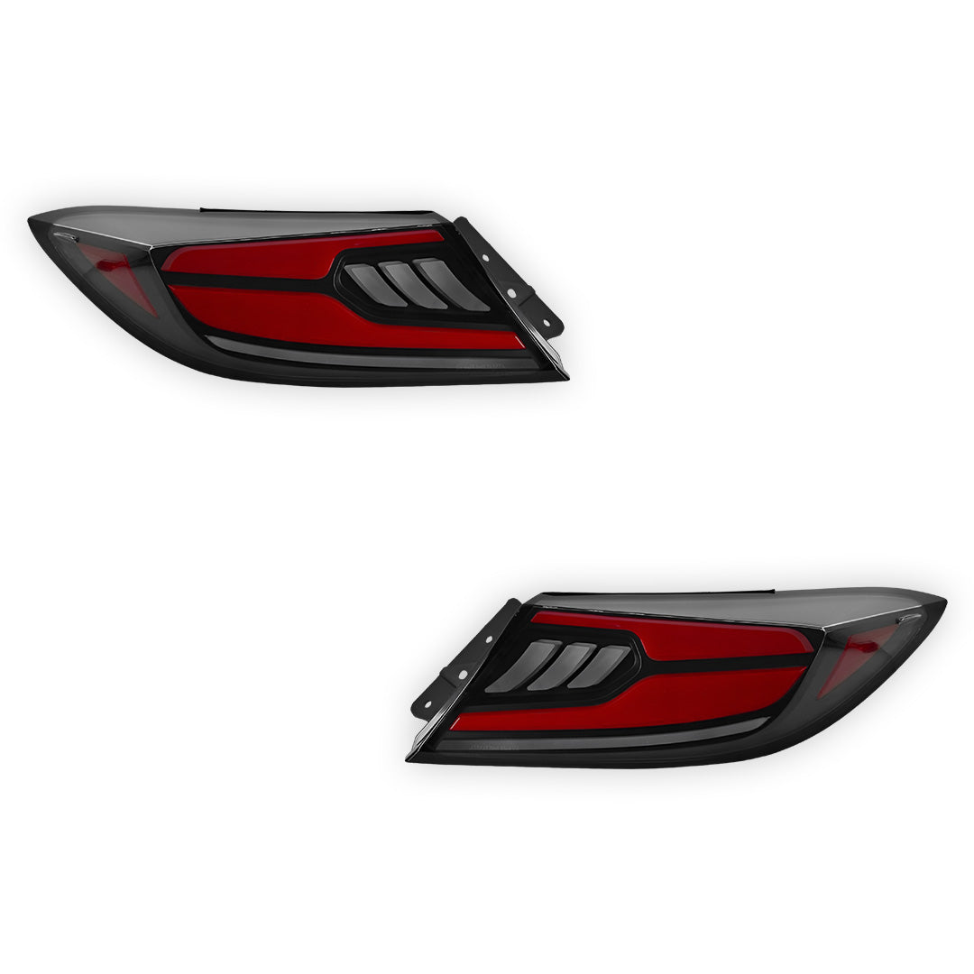 Toyota 86 2nd Gen. (2022 - 2023) Smoked Clam-Style Sequential LED Tail Lights LH + RH