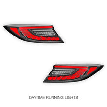 Toyota 86 2nd Gen. (2022 - 2024) Clear Red Dragon-Scale Style Sequential LED Tail Lights LH + RH