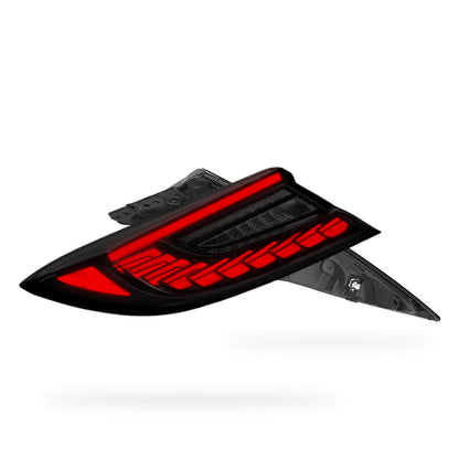 Toyota 86 2nd Gen. (2022 - 2024) Smoked Sequential Dragon-Scale Style LED Tail Lights LH + RH