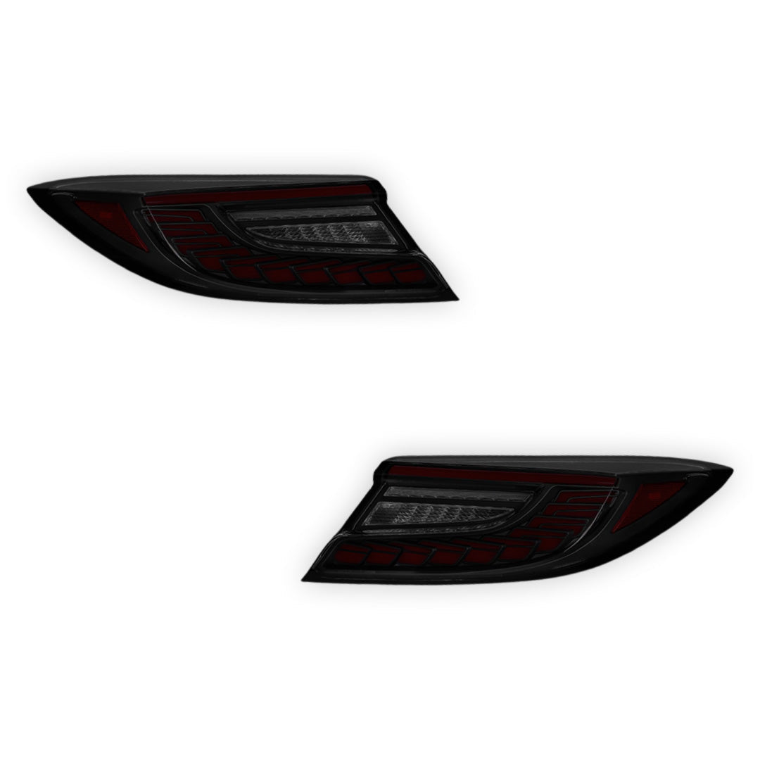 Toyota 86 2nd Gen. (2022 - 2024) Smoked Sequential Dragon-Scale Style LED Tail Lights LH + RH