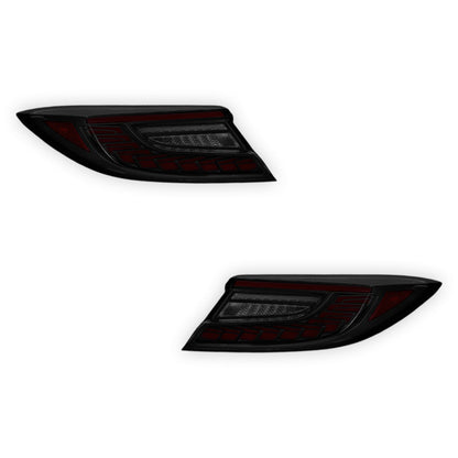 Toyota 86 2nd Gen. (2022 - 2024) Smoked Sequential Dragon-Scale Style LED Tail Lights LH + RH