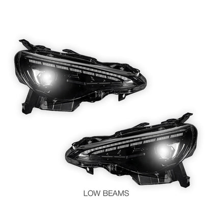 Toyota GT86 (2012 - 2021) Demon Eye Style Sequential Projector Headlights LH + RH