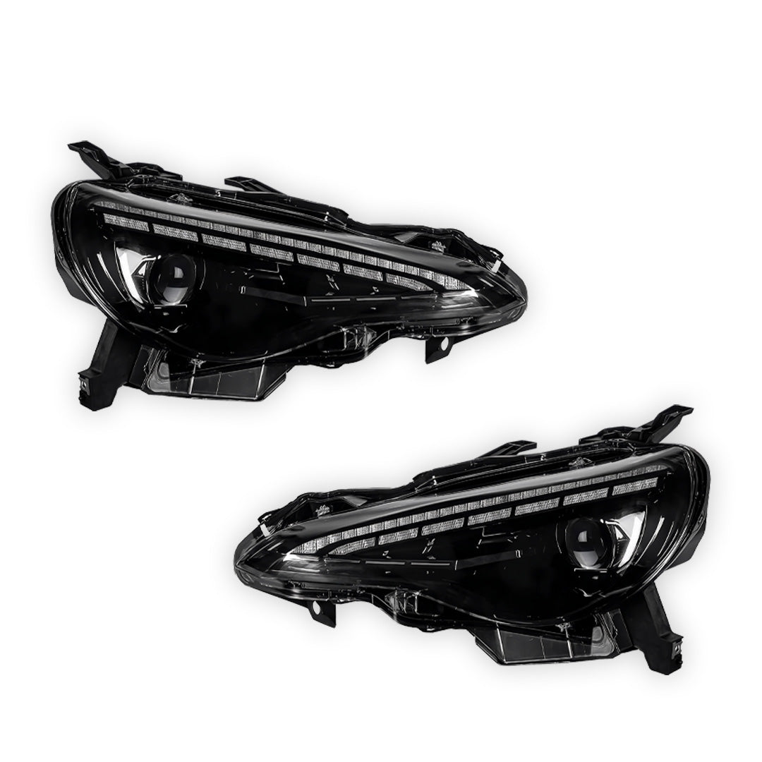 Toyota GT86 (2012 - 2021) Demon Eye Style Sequential Projector Headlights LH + RH