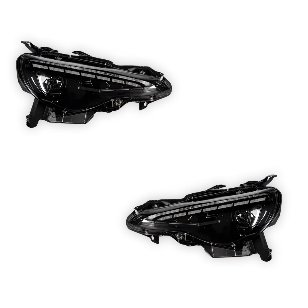 Toyota 86 GT86 (2012 - 2021) RGB Demon Eye Style Sequential Projector Headlights LH + RH