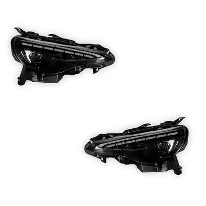 Toyota 86 GT86 (2012 - 2021) RGB Demon Eye Style Sequential Projector Headlights LH + RH
