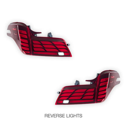 Toyota Alphard AH30 (2019 - 2023) Red Sequential LED Tail Lights LH + RH