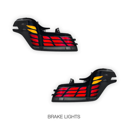 Toyota Alphard AH30 (2019 - 2023) Smoked Sequential LED Tail Lights with Trunk Lights LH + RH