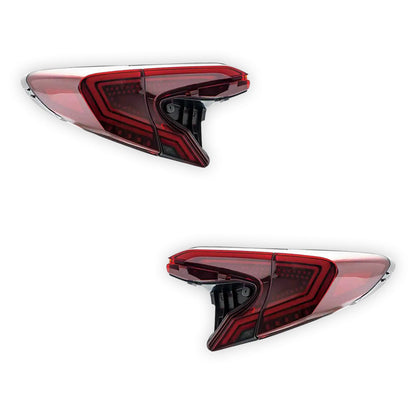 Toyota C-HR AX10 / AX50 (2018 - 2020) LED Red Sequential Tail Lights with Trunk Lights LH + RH