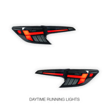 Toyota Corolla E210 Hatch (2019 - 2024) Black Red LED Sequential Tail Lights LH + RH