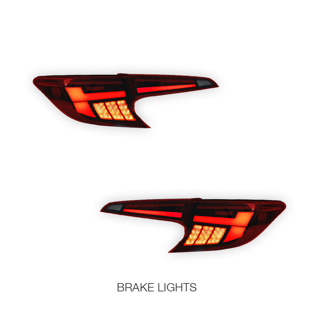 Toyota Corolla E210 Hatch (2019 - 2024) Red LED Sequential Tail Lights LH + RH